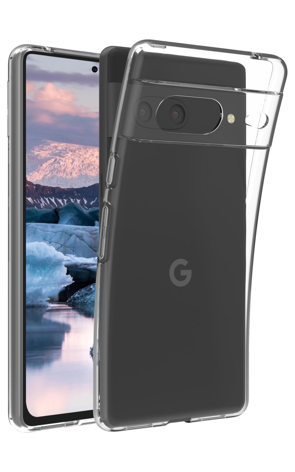 dbramante1928 Greenland – Backcover – für Google Pixel 7, Recycling-Kunststoff, transparent