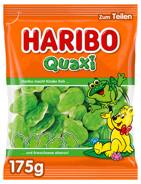 Haribo Quaxi Gummibonbons – Fruchtmix, Pfirsich – 175 g