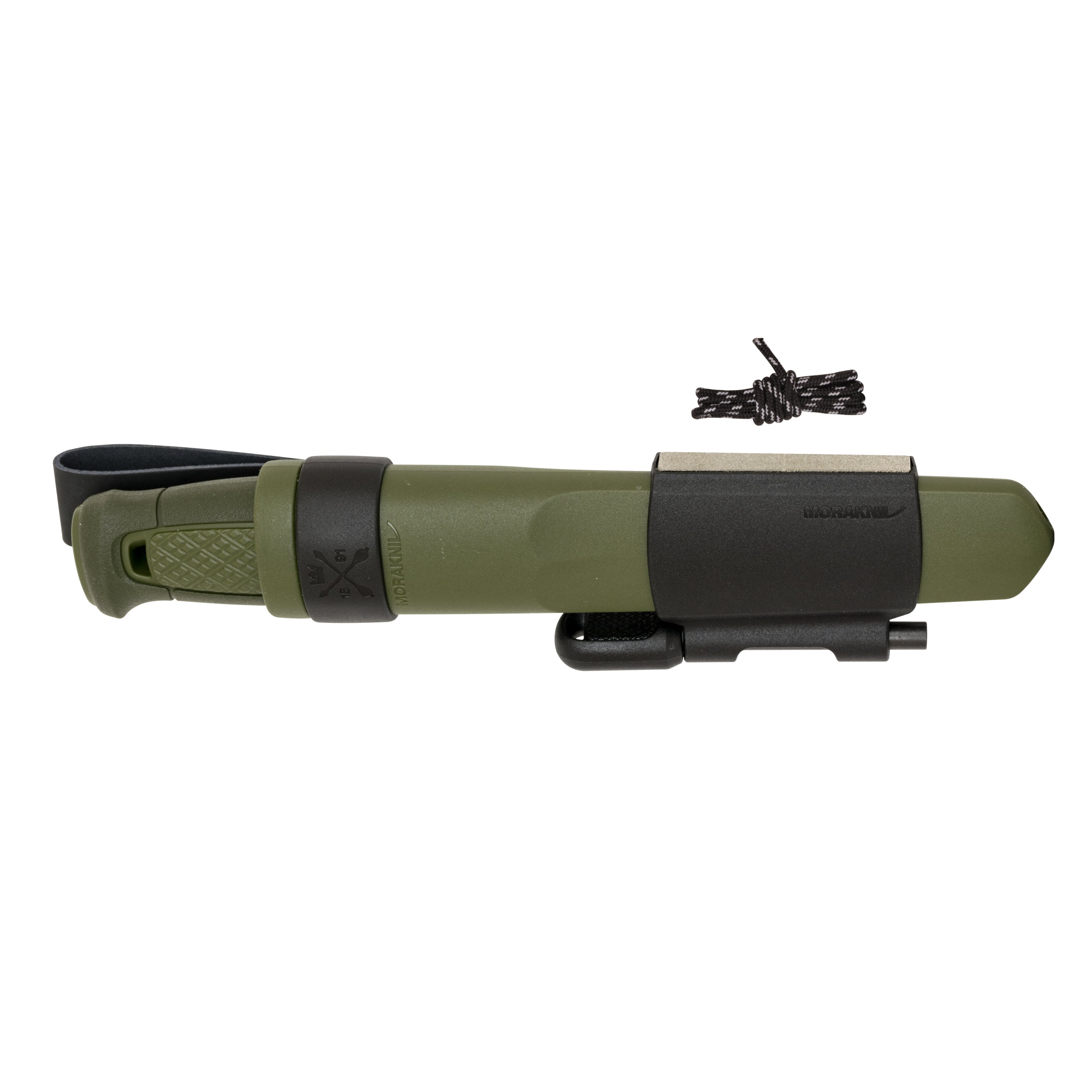 Morakniv Garberg Survival Kit (S) – Outdoormesser Klingenlänge 109 mm, Edelstahl, TPE-Griff, inkl. Scheide