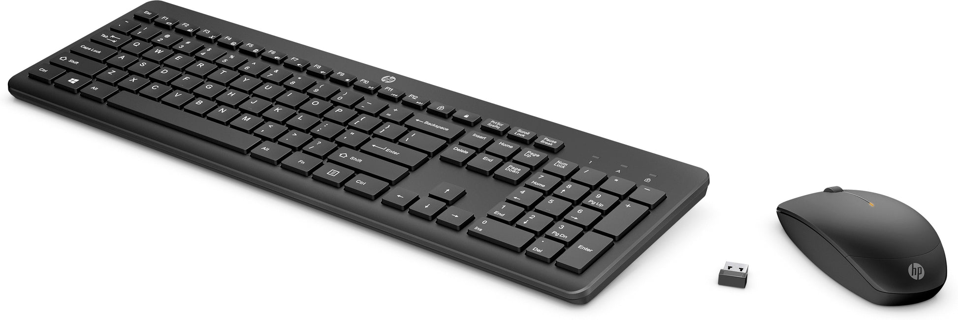 HP Tastatur-Maus-Set – 2,4 GHz – Schwarz