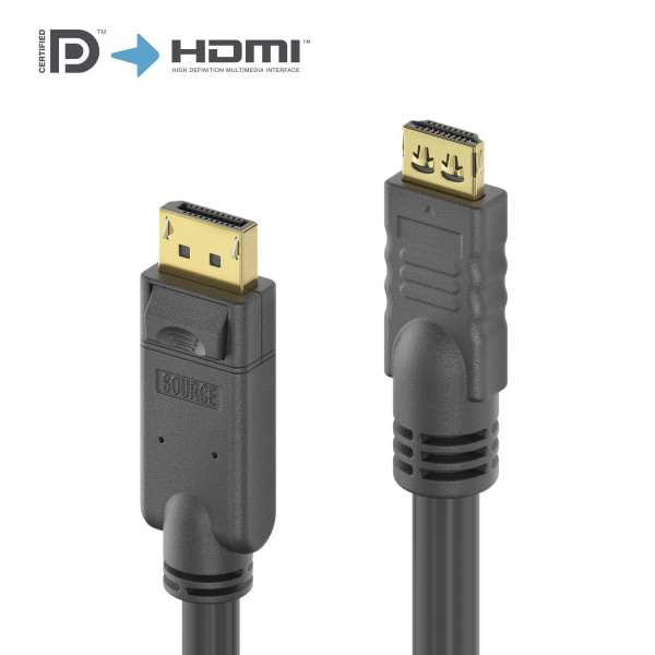 PureLink 4K Adapterkabel DisplayPort zu HDMI – 12,5 m