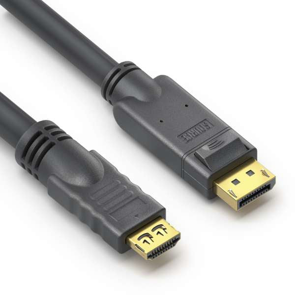 PureLink DisplayPort auf HDMI Adapterkabel, DP 1.2, HDMI 2.0, 4K@60 Hz, 3 m