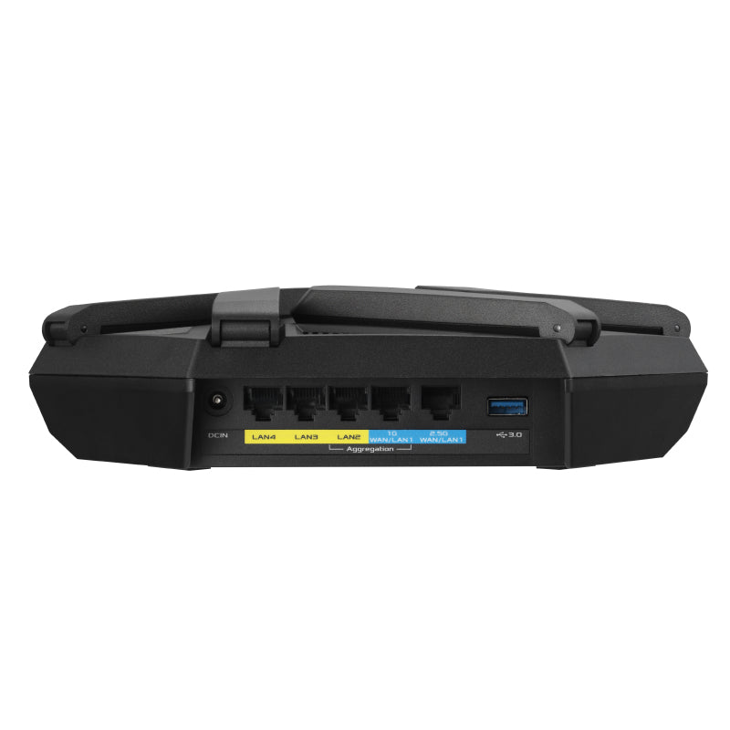 ASUS RT-AXE7800 Tischrouter – Wi-Fi 6E, Ethernet – Netzstrom 110–240 V