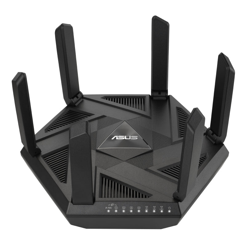 ASUS RT-AXE7800 Tischrouter – Wi-Fi 6E, Ethernet – Netzstrom 110–240 V