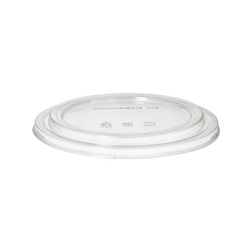 Papstar Deckel für Salatschale (PAP88592), PLA – Ø 18,4 cm, transparent – 50 Stk.
