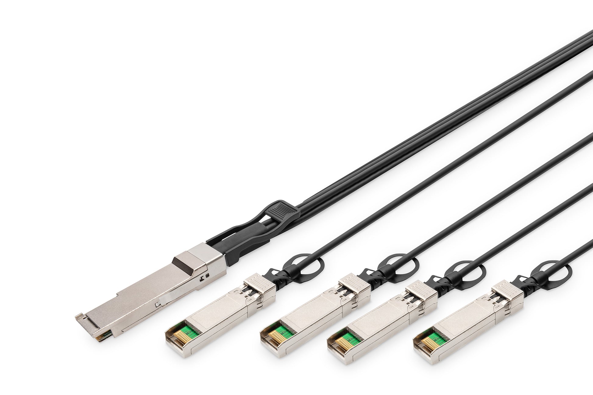 Digitus QSFP+ 4×SFP+ DAC-Kabel – 40G, 1 m