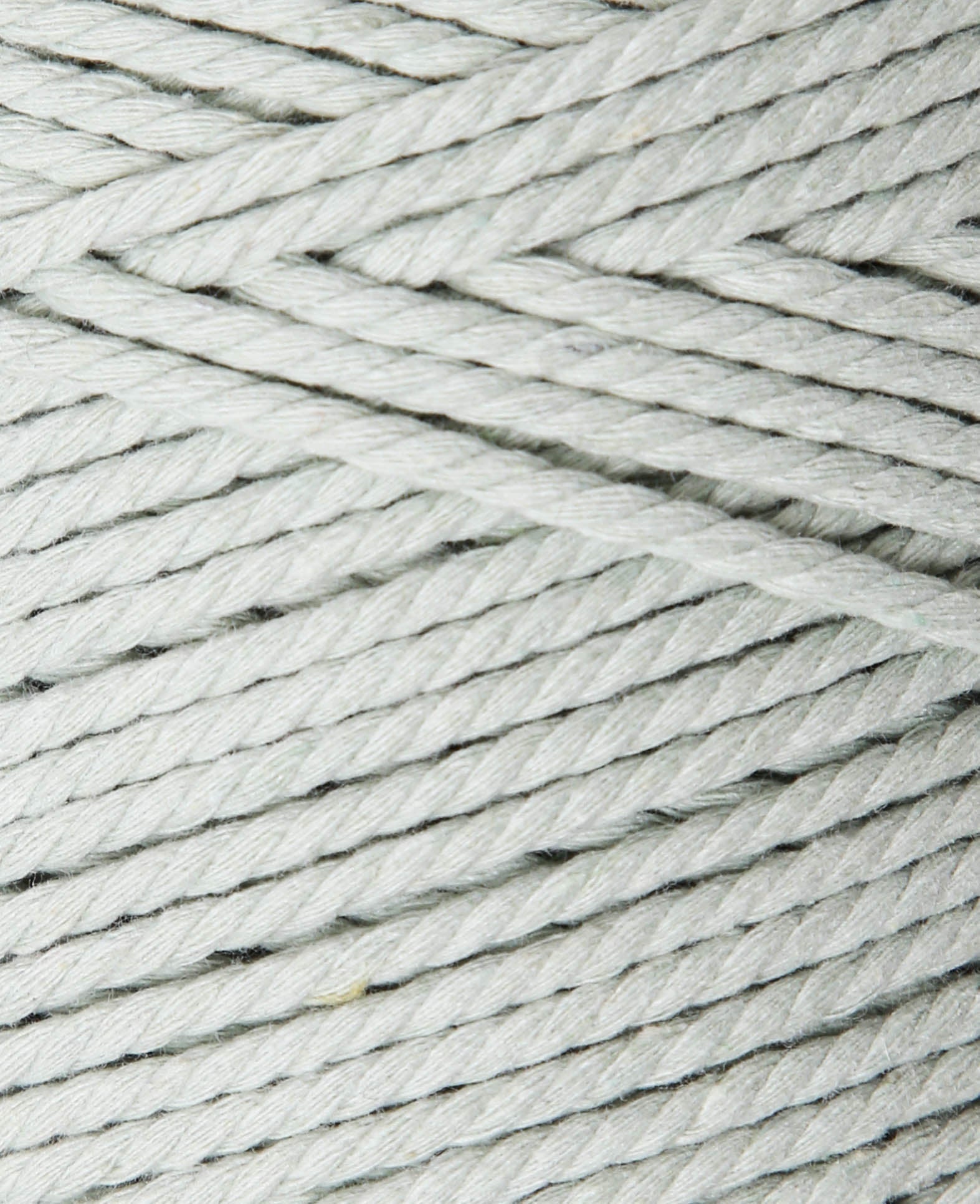 lalana Makramee-Kordel Graugrün – Ø 2 mm, 500 g, 160 m, 80% Baumwolle/20% Polyester
