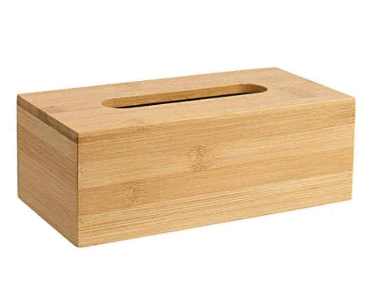 Diaqua Kosmetiktuch-Spender – 25×13×9 cm, Bambus, freistehend, Holz