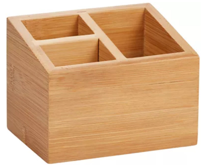 Diaqua Aufbewahrungsbox (Bad) – 12×9×9 cm, Bambus, Nature