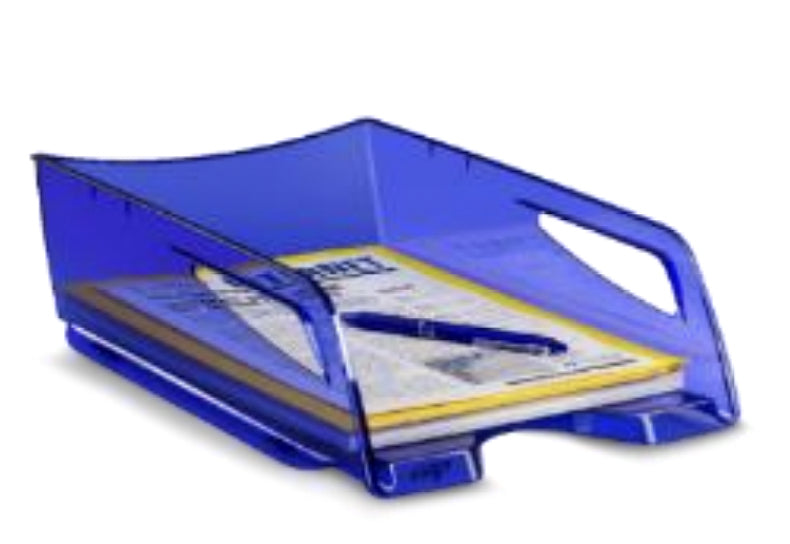 CEP Maxi HAPPY – Briefkorb für Briefe, Polystyrol (PS), Blau, 387 × 115 × 265 mm