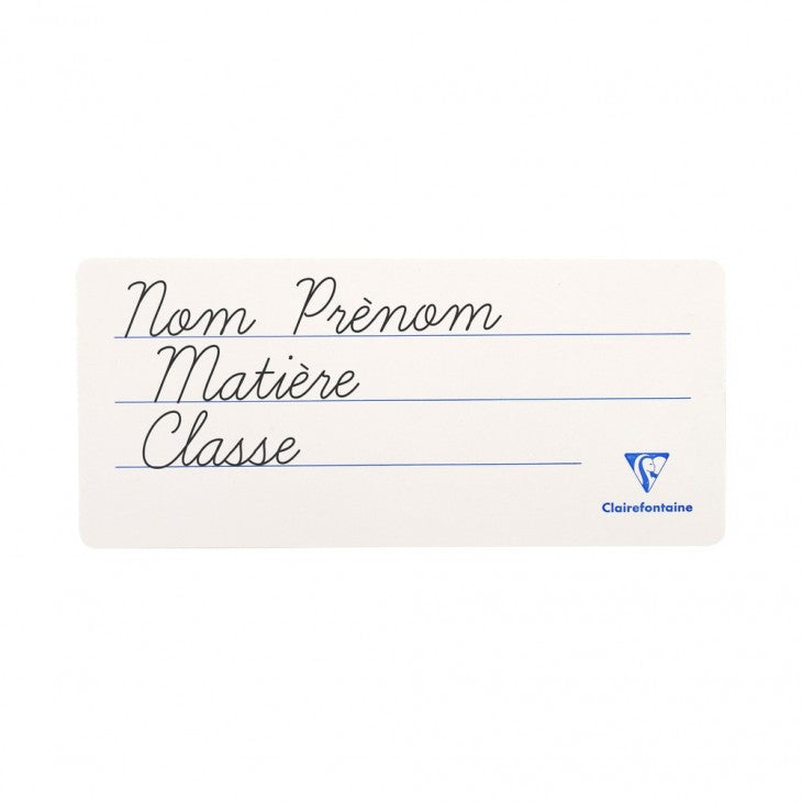 Clairefontaine Notizheft – 170 × 220 mm – 2 Einstecktaschen, Klebeetikette, mehrfarbig, PEFC, 8 Stück