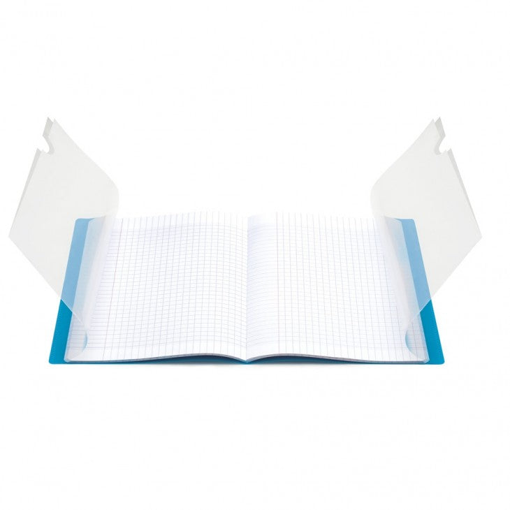 Clairefontaine Notizheft – 240 × 320 mm, 2 Einstecktaschen, Polypropylen-Cover, mehrfarbig, PEFC, 10 Stück