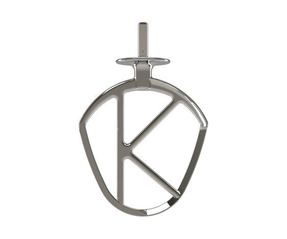 Kenwood Rührelement-Aufsatz K-Haken (KAT70.000SS) – 14,8 × 6,3 × 22,3 cm, für Major, Chef XL, Edelstahl