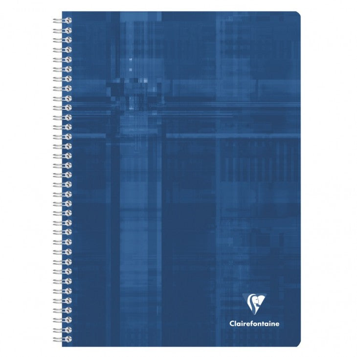 Clairefontaine Spiralheft A4, kariert, Spiralbindung, Karton, 90 Blatt, 90 g/m² – sortiert