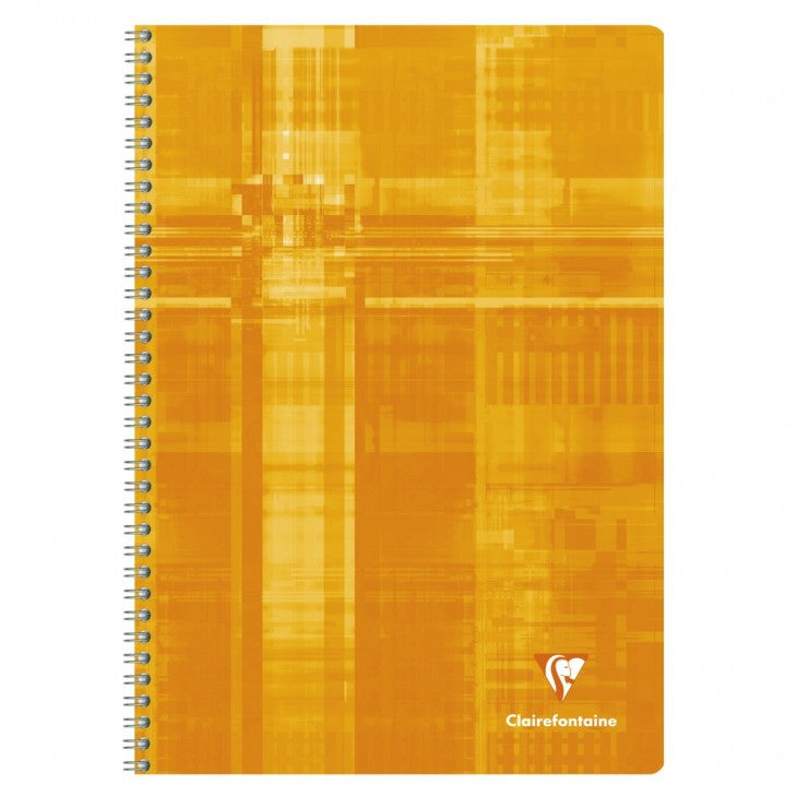 Clairefontaine Spiralheft A4, liniert, 50 Blatt, 50 g/m² – sortiert