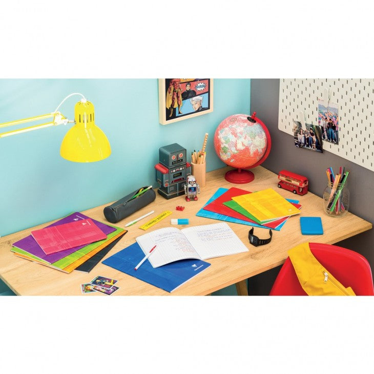 Clairefontaine Notizheft – 170 × 220 mm – liniert – 16 Blatt – 90 g/m², mehrfarbig, PEFC