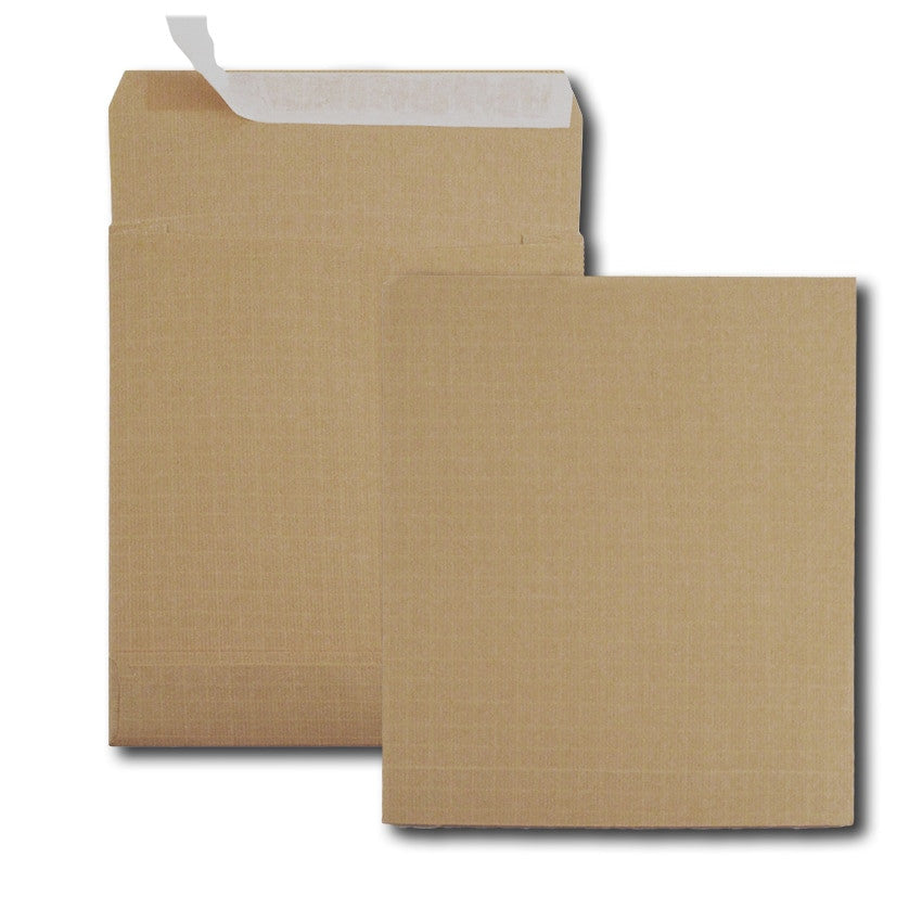 GPV France GPV Seitenfaltentasche – 280 × 365 × 70 mm, ohne Fenster, selbstklebend, Papier, braun – 250 Stk.