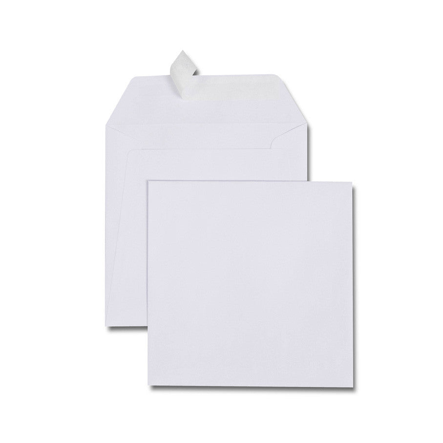 GPV France Couvert 170 × 170 mm, ohne Fenster, selbstklebend, weiss, 120 g/m² – 500 Stk.