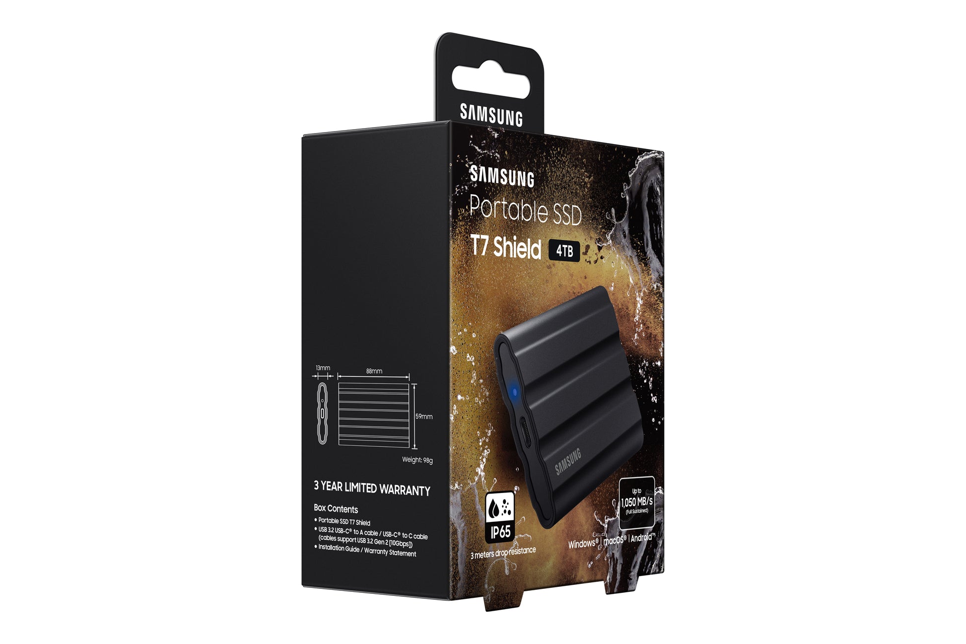 Samsung Speichergerät – 4 TB, USB 3.2 Gen 2 (USB-C), 256-bit AES