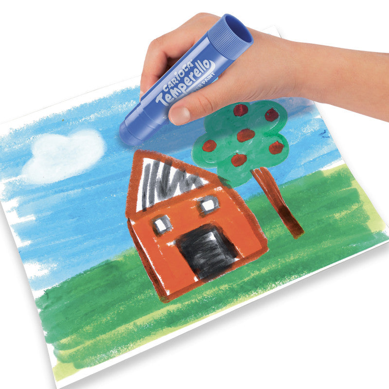 Carioca Temperello Plakatfarben für Kinder – Mehrfarbig, Metallic – 34 Farben
