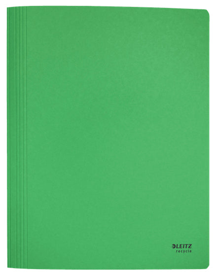 Leitz Schnellhefter für A4, Kunststoff (rezykliert), grün – bis 250 Blatt – 10 Stk