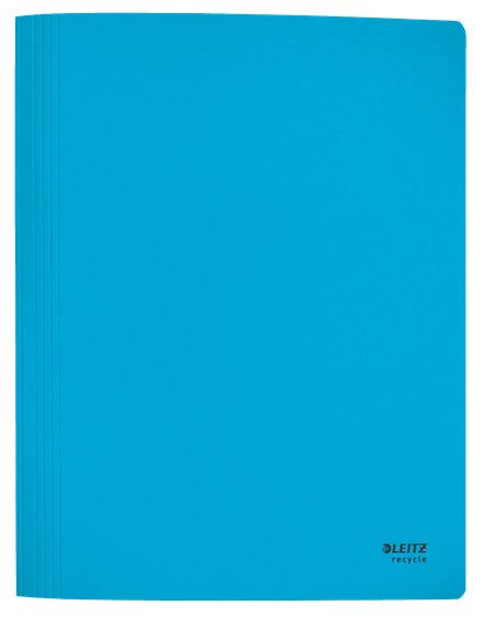 Leitz Schnellhefter für A4, Kunststoff (rezykliert), blau – bis 250 Blatt – 10 Stk