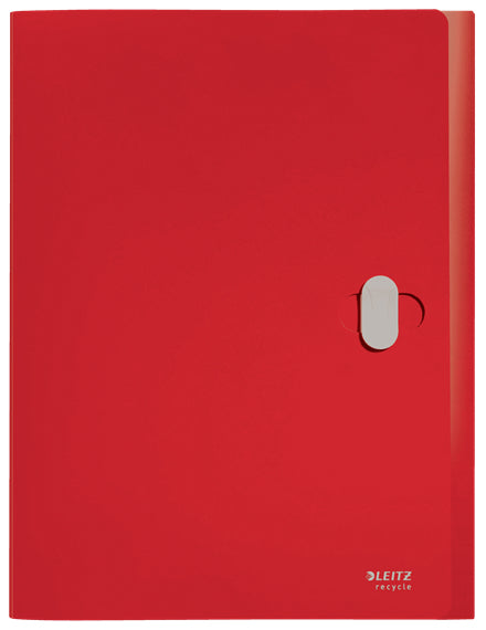 Leitz Dokumentenmappe A4 – Kunststoff, Rot, bis 250 Blatt