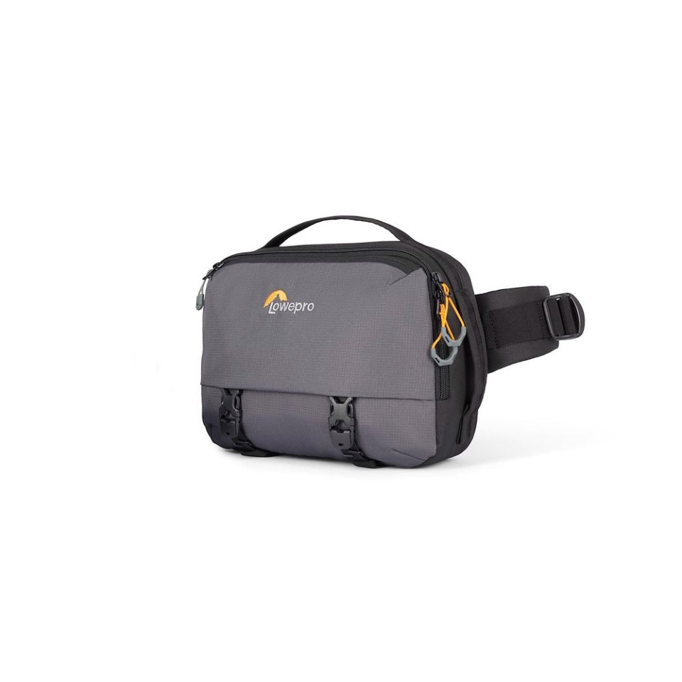 Lowepro Trekker Lite SLX 120 Fototasche – 6,5 l, Platz für 2 Objektive – für Kompakt- und Systemkameras – Grau