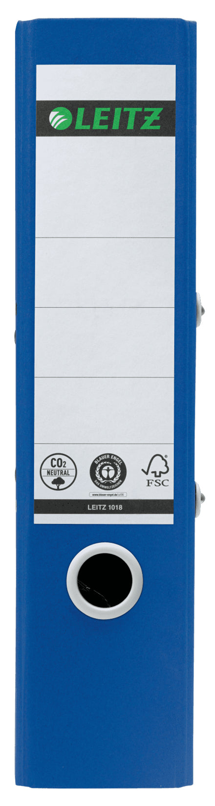 Leitz 180° Recycle Ringbuch – 2-Ring – für A4 – Rückenbreite 8 cm – Blau
