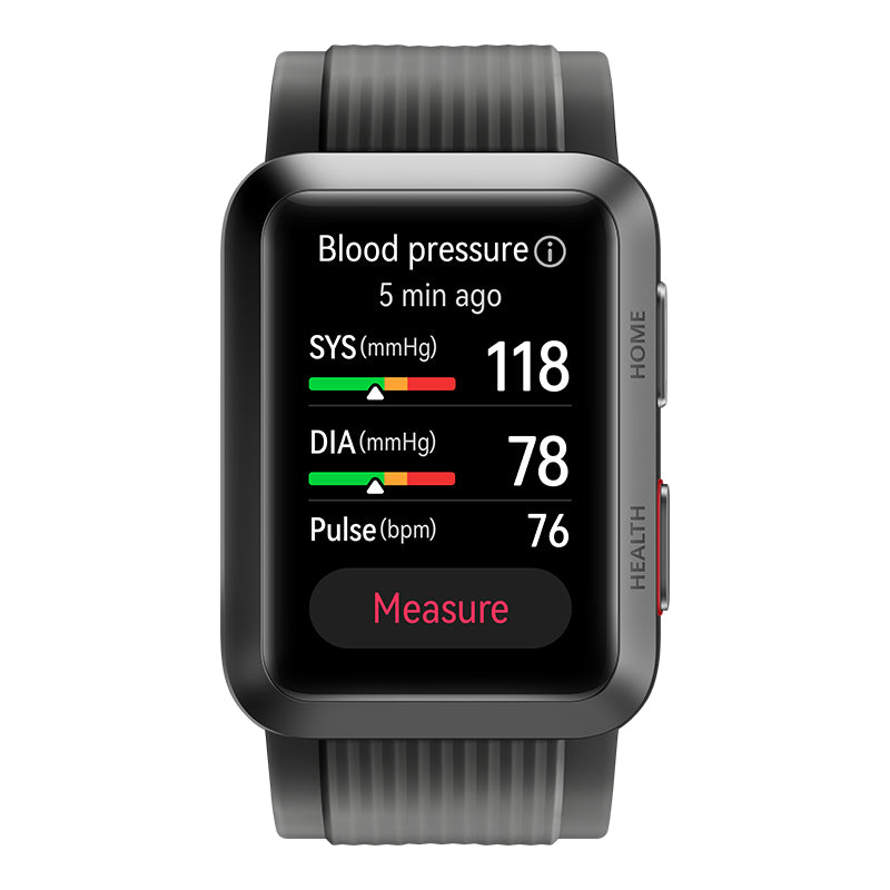 Huawei Watch D 51 mm GPS – Schwarz, Sportarmband, M/L, für iPhone