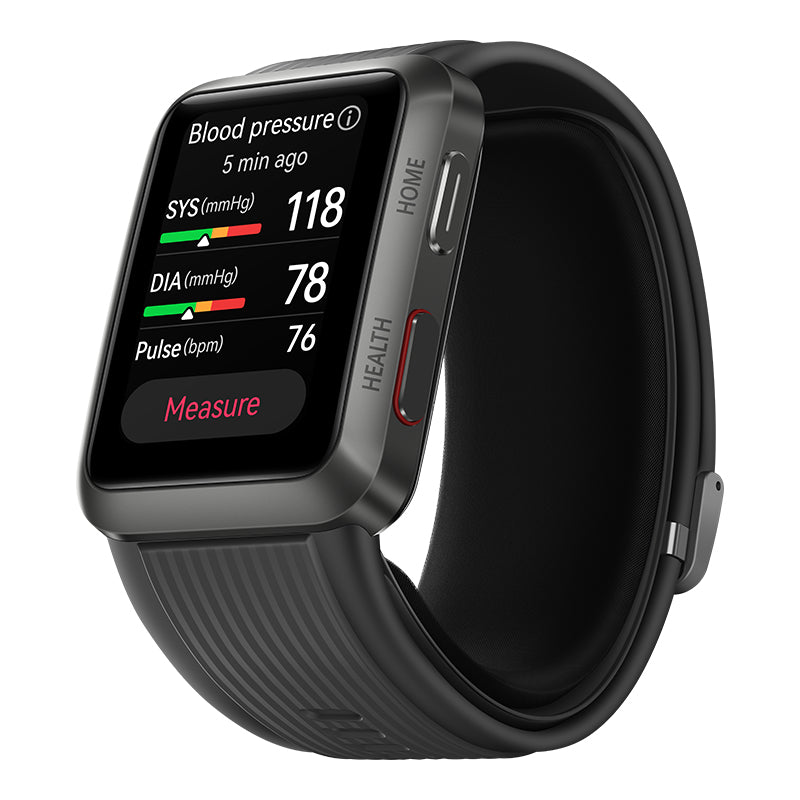 Huawei Watch D 51 mm GPS – Schwarz, Sportarmband, M/L, für iPhone