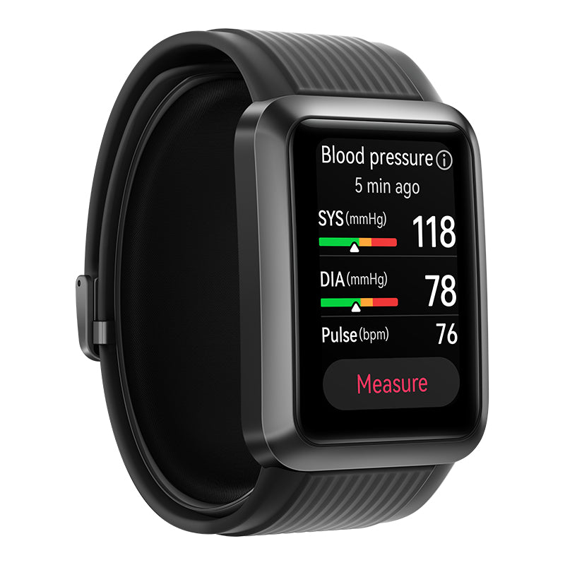 Huawei Watch D 51 mm GPS – Schwarz, Sportarmband, M/L, für iPhone