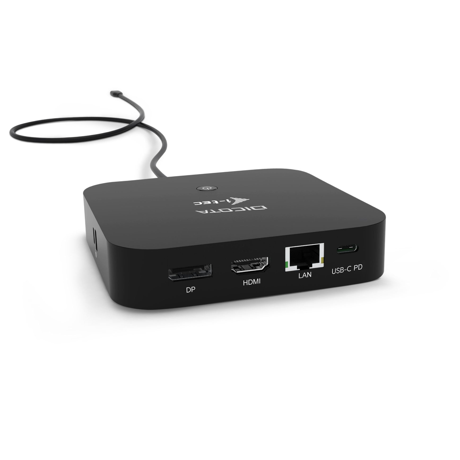 DICOTA D31949 Dockingstation – USB-C, 1× DP, 1× HDMI, 2× USB-A, 1× USB-C, 100 W PD, für Windows/Mac/Linux