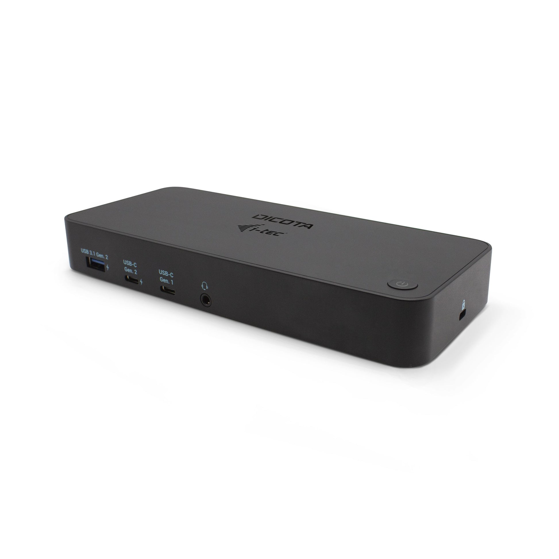 DICOTA D31951-CH Dockingstation – USB-C, 2× DP, 3× HDMI, 1× USB-A, 2× USB-C, 100 W PD, GbE, 3,5 mm Audio