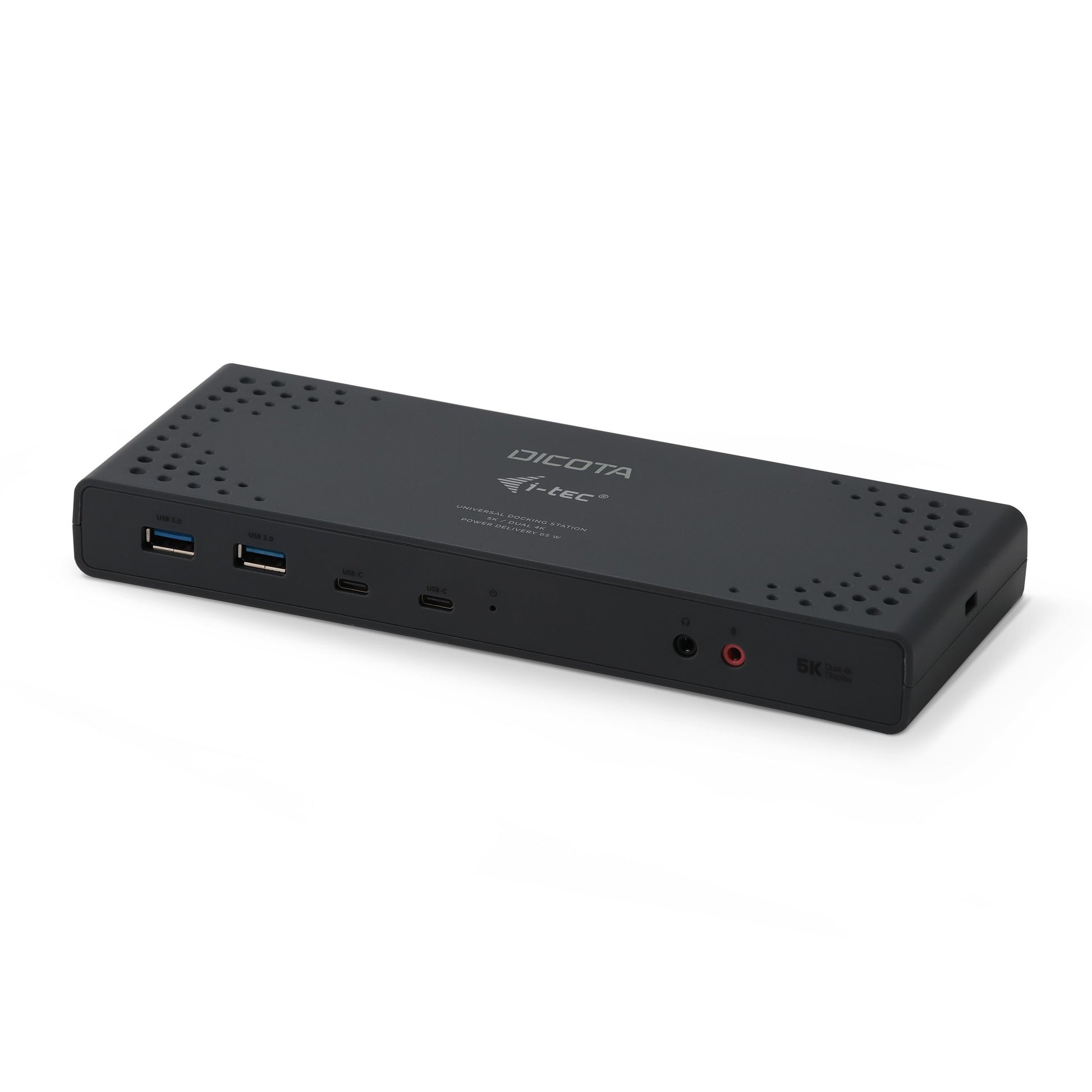 DICOTA D31952-UK Dockingstation – USB-C, 2× DP, 2× HDMI, GbE, 3,5 mm Audio, TB3 × 1, für Windows/Mac/Linux
