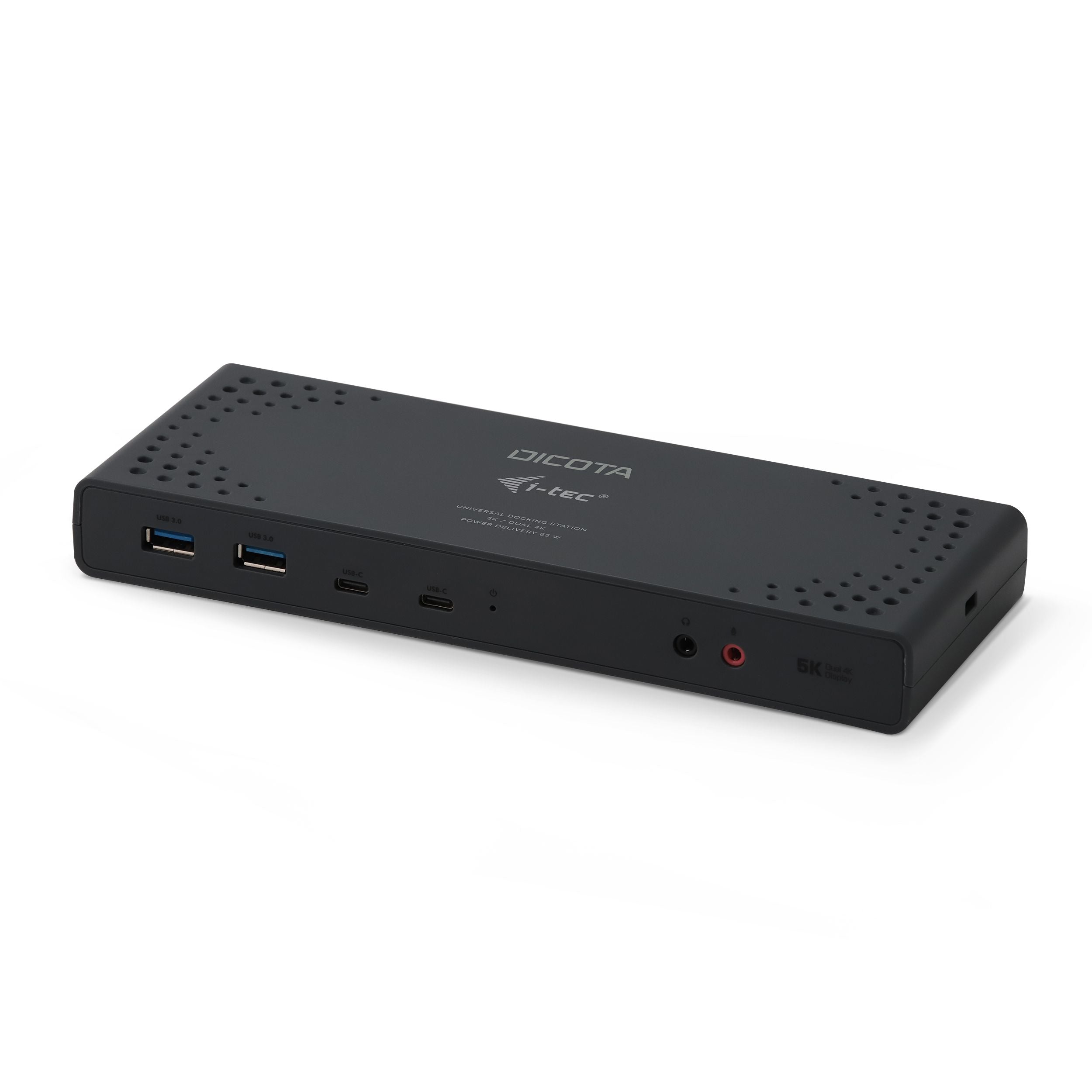 DICOTA D31952-CH Dockingstation – USB-C, 2× DP, 2× HDMI, 2× USB-C, GbE, 3,5 mm Audio, für Windows/Mac/Linux