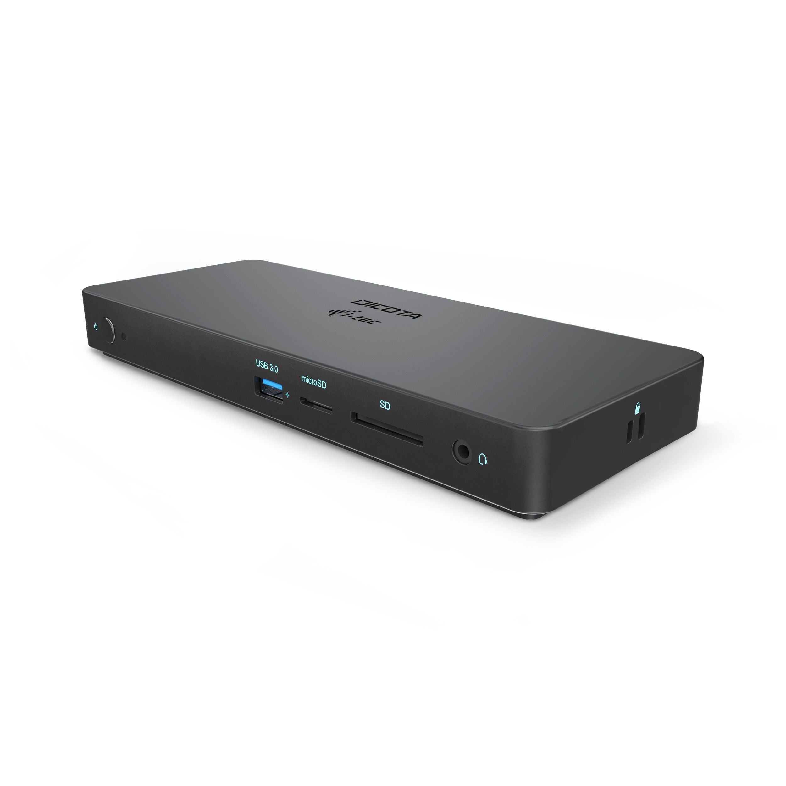 DICOTA D31953-CH Dockingstation – USB-C, 2× DP, 1× HDMI, 100 W PD, GbE, 3,5 mm Audio, für Windows/Mac/ChromeOS
