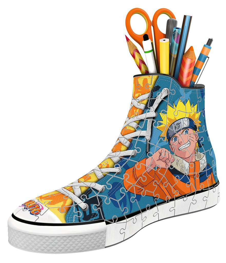 Ravensburger 3D Puzzle Naruto Sneaker – 108 Teile – 21,4 × 13,5 × 7,6 cm – ab 8 Jahren – CE