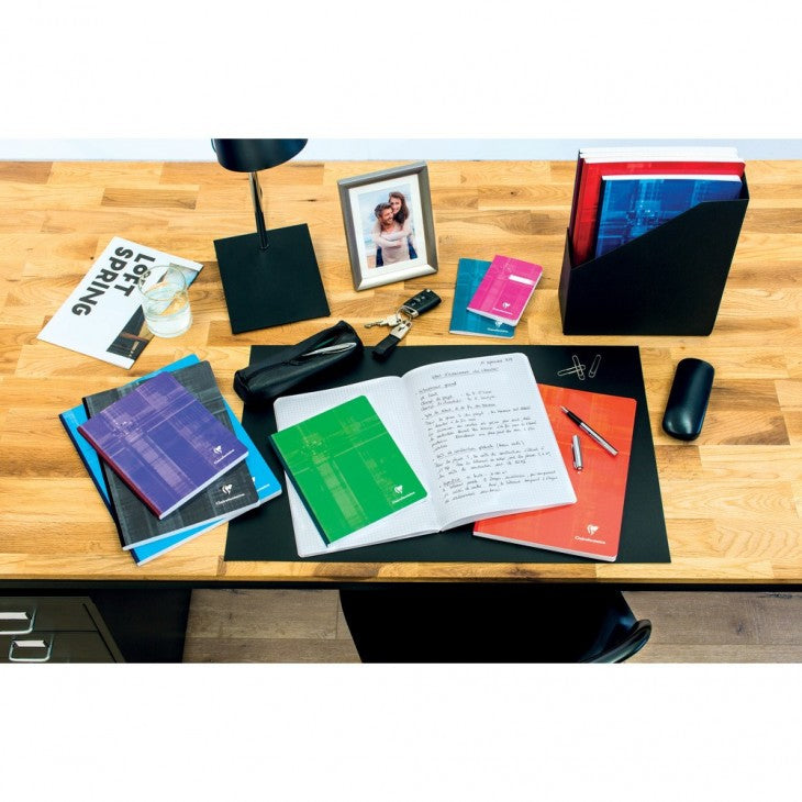 Clairefontaine Schulheft – A4 – liniert – 192 Seiten – 90 g/m² – mehrfarbig, PEFC, 4 Stück