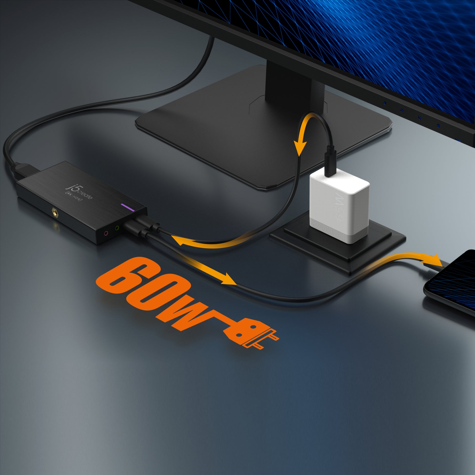 j5create Game Capture Station – HDMI-Capture, 4K