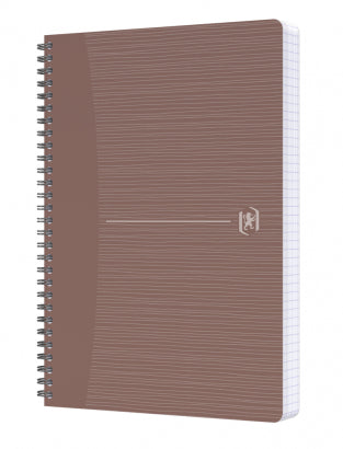 Oxford Collegeblock A5, kariert 5 mm, Spiralbindung, 90 Blatt, 90 g/m² – weiss, für SCRIBZEE App