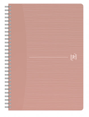 Oxford Spiralbuch – A4 – 90 Blatt – 90 g/m² – Doppelspirale, Kopfzeile, SCRIBZEE-kompatibel, mehrfarbig, PEFC