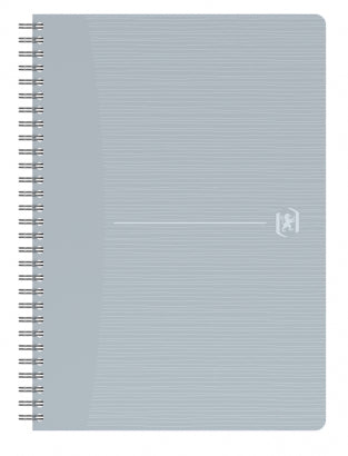 Oxford Spiralbuch – A4 – 90 Blatt – 90 g/m² – Doppelspirale, Kopfzeile, SCRIBZEE-kompatibel, mehrfarbig, PEFC