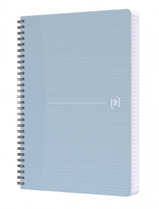 Oxford Spiralbuch – A4 – 90 Blatt – 90 g/m² – Doppelspirale, Kopfzeile, SCRIBZEE-kompatibel, mehrfarbig, PEFC