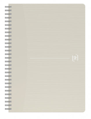Oxford Spiralbuch – A4 – kariert – 90 Blatt – Doppelspirale, CupCycling-Cover, mehrfarbig, PEFC – 6 Stück