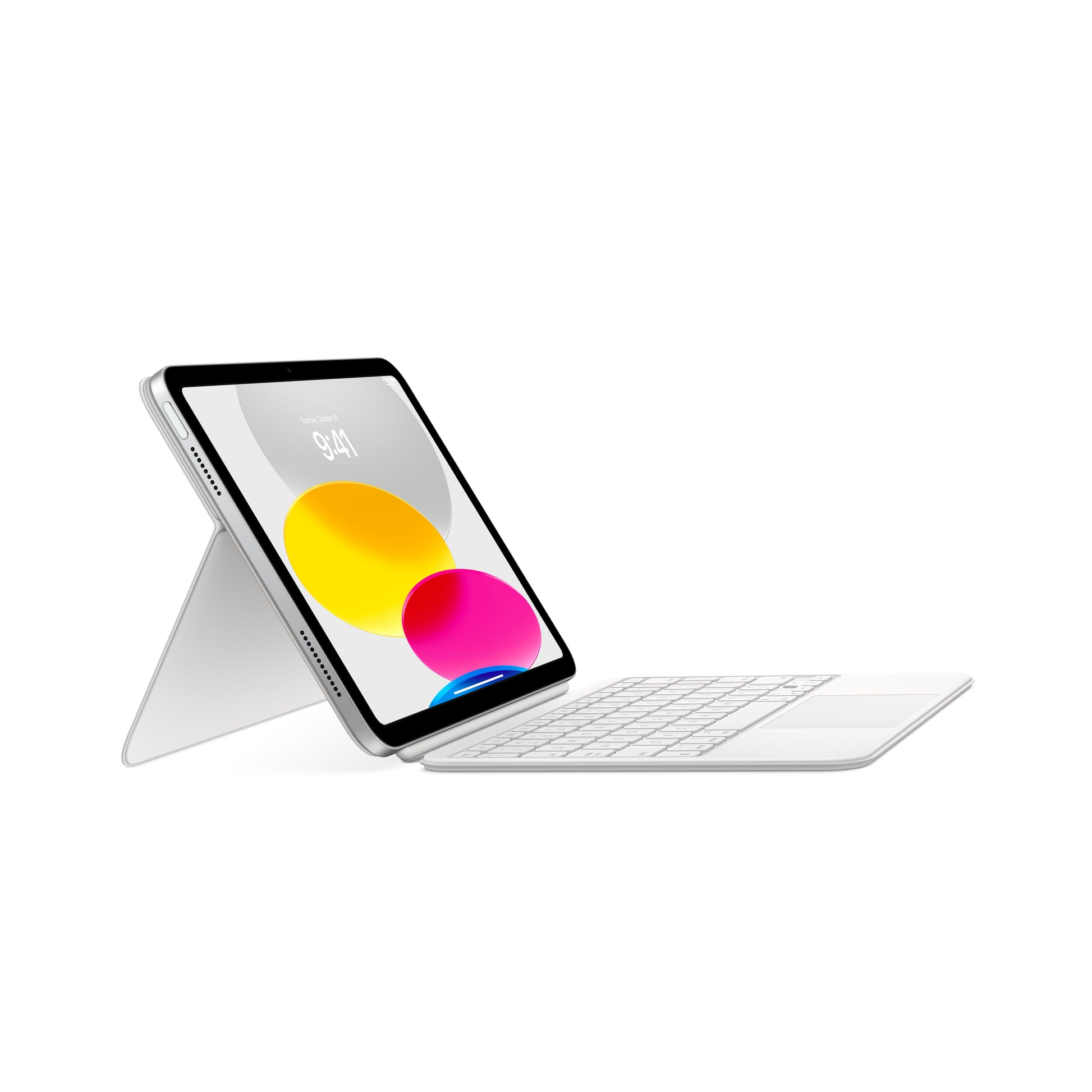 Apple Tastatur-Case für iPad 10,9" (10. Gen.) – Bluetooth, QWERTZ (CH), mit Trackpad – Aluminium