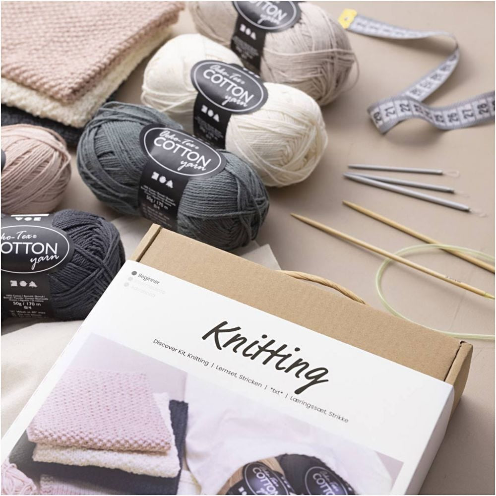 Creativ Company Starter Strickset – Grau