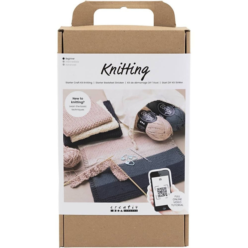 Creativ Company Starter Strickset – Grau