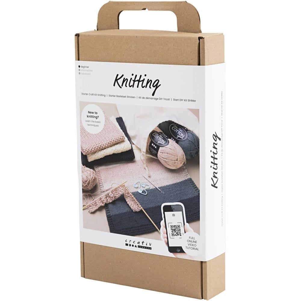 Creativ Company Starter Strickset – Grau