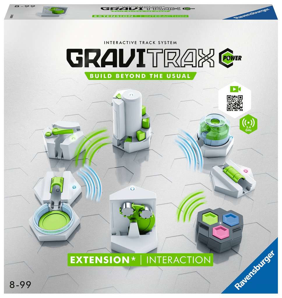 Ravensburger GraviTrax Power Interaction Spielzeug-Murmelbahn – 13-teilig – ab 8 Jahren – Kunststoff – Mehrfarbig